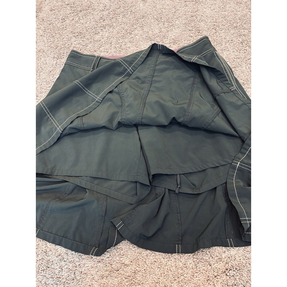 Athleta Gray Lightweight Microfiber Tennis Golf Skort Skirt Women’s Size 12 - Picture 4 of 10